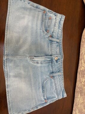 American Eagle Outfitters Light Blue Denim Mini Skirt